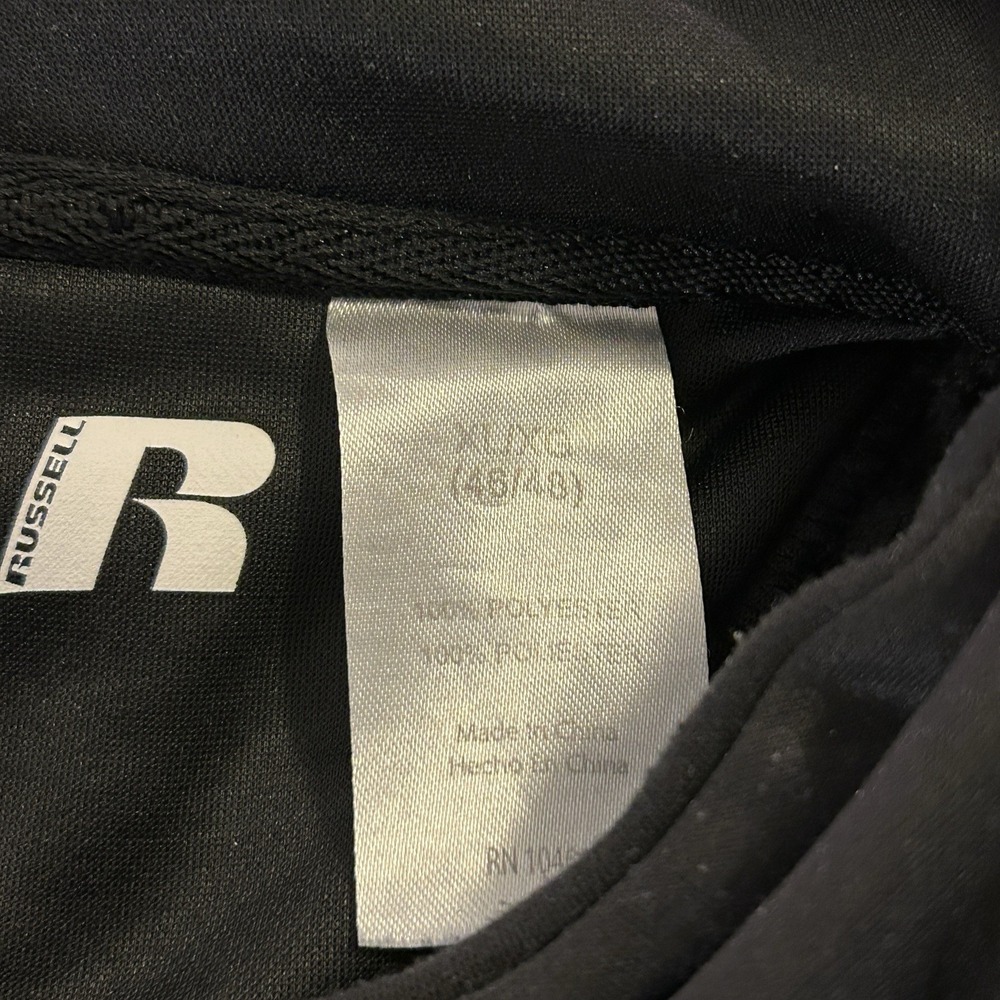 WSU Cougars Russell Black Hoodie Mens XL Super Soft Heavy - Picture 4 of 6